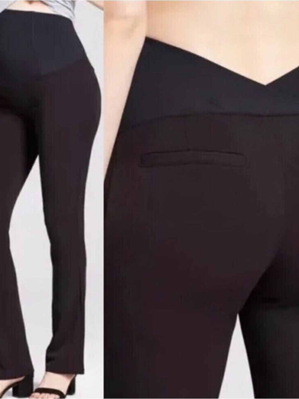 Isabel Maternity by Ingrid & Isabel Black Boot Cut Maternity Pants